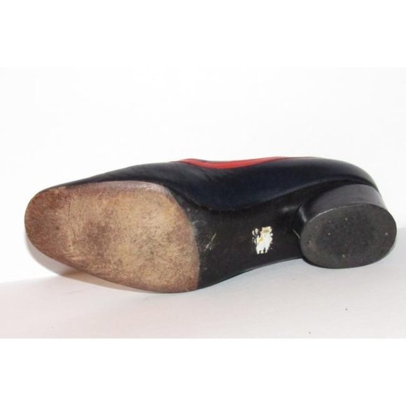 Saks Fifth Avenue MOD Navy & Red White Accent Pump - Picture 5 of 10